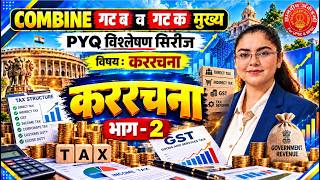 COMBINE  गट ब  व  गट क  मुख्य PYQ विश्लेषण सिरीज I अर्थशास्त्र - कररचना भाग -  2 #combine #pyq