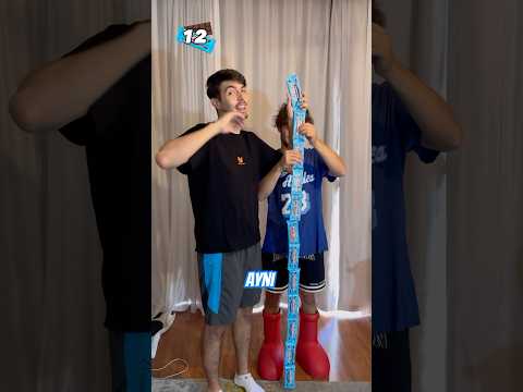 KAÇ MR BEAST ÇİKOLATASI BENİM BOYUMDA?