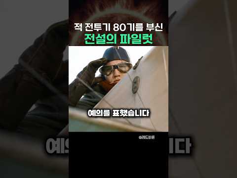 적전투기 80기를 부신 전설의 파일럿