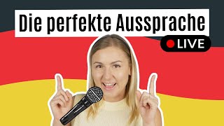 Deutsch sprechen ohne Akzent? Übe live mit mir! B1/B2/C1