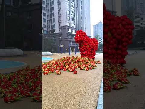 Vegetable horse c4d animation decompression special effects