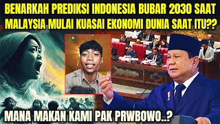 PREDIKSI MENGERIKAN BAGI INDONESIA SAAT MASA DEPAN CERAH UNTUK MALAYSIA⁉️