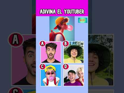 Adivina El YouTuber como Disney Pixar #shorts