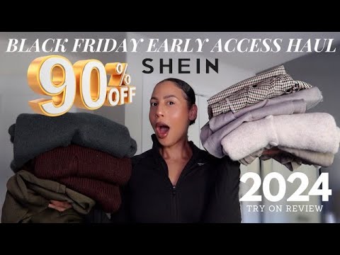 SHEIN BLACK FRIDAY EARLY ACCESS TRY ON HAUL 2024 🛒