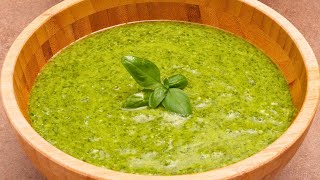 PESTO ALLA GENOVESE FATTO IN CASA VERDISSIMO CON IL FRULLATORE
