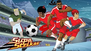 The Crunch | ⚽ SUPA STRIKAS | Super Kids Cartoons & Songs | Moonbug Kids - Play and Goal Club