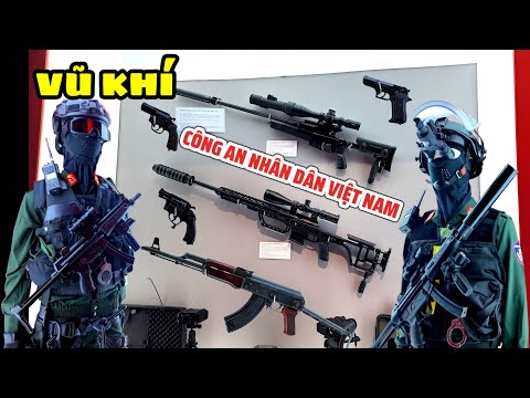 Khám phá phòng trưng bày vũ khí của Công an nhân dân Việt Nam