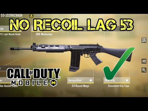 Best No Recoil LAG 53 Gunsmith & Gameplay in COD Mobile | Call of Duty Mobile