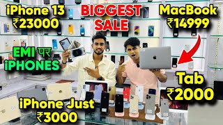 Biggest iPhone Sale Ever 🔥| Cheapest iPhone Market  | Second Hand Mobile | Mumbai iPhone Market 