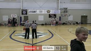 MMS Girls A-team basketball vs. All-Saints