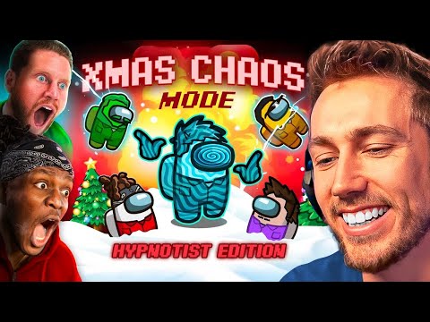 MINIMINTER REACTS TO SIDEMEN AMONG US XMAS CHAOS MODE: HYPNOTIST EDITION