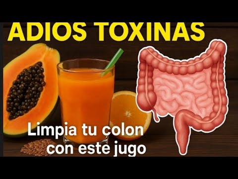 El JUGO que LIMPIA tu COLON y ELIMINA TOXINAS NATURALMENTE 🔥 #limpiatucolon