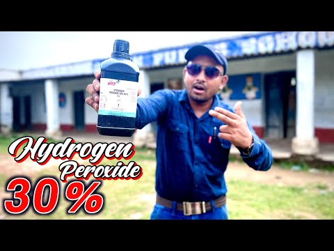 Hydrogen Peroxide 30% से होगा एक नया धमाकेदार Experiments | Power of Hydrogen peroxide 30% | NSG