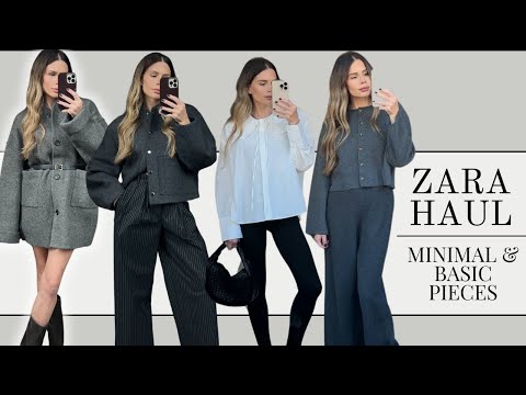 ZARA HAUL | BASIC & MINIMALIST