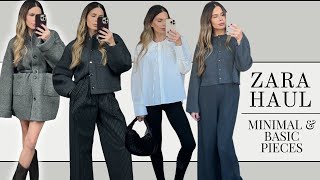 ZARA HAUL | BASIC & MINIMALIST