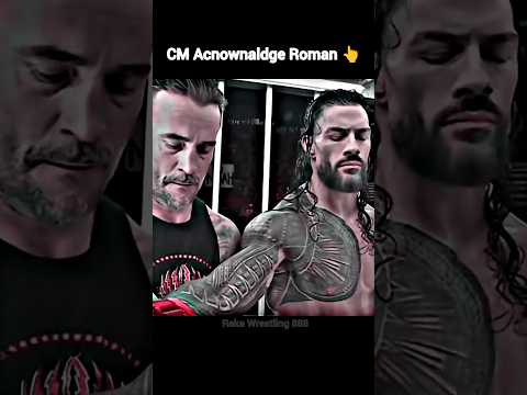 Roman Reigns Cm Punk Acnownaldge Bloodlines💀☠️| Roman Reigns attitude 👿🤯#shorts #wwe #romanreigns