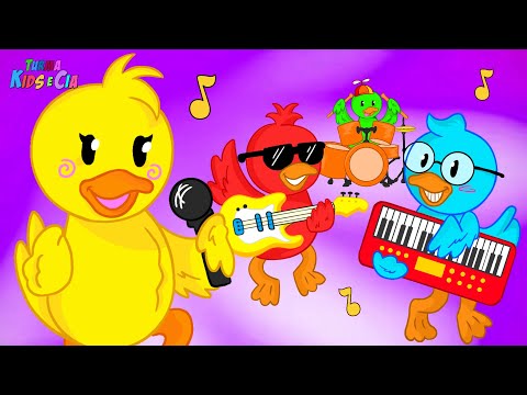 Patinhos Coloridos + Músicas e Desenho Educativo Infantil
