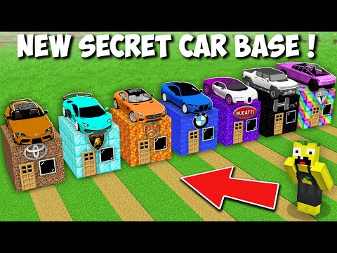 I Survive IN DIRT vs DIAMOND vs LAVA vs WATER vs PORTAL vs RAINBOW SUPERCARS HOUSE in Minecraft !