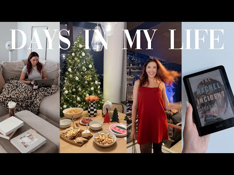 VLOG: days in my life in NYC! 🎁🎄❄️ holiday hosting in the city, wrapping gifts + more festive fun