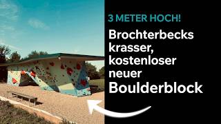 Norddeutschlands 1. Free-Outdoor-Boulderblock ist "WIRKLICH HERVORRAGEND!"-Eröffnung in Brochterbeck