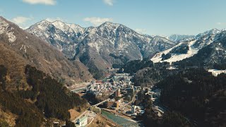 I went to a small onsen town at the end of the winter | Japan travel vlog