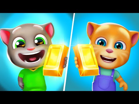 Talking Tom VS Talking Ginger - Tom Gold Run New Update, Tom Gameplay, Talking Tom Gold Run Game