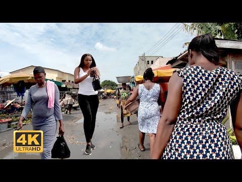 LIFE IN GHANA 2025 – WALKING AND DRIVING THROUGH THE REAL STREETS OF ACCRA IN 4K