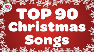 Top 90 Christmas Songs with Lyrics 🎅 Merry Christmas 2025