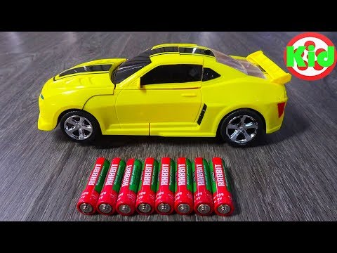 Xe ô tô biến hình, người nhện hài hước, tàu hỏa vui nhộn - đồ chơi trẻ em F507B Kid Studio
