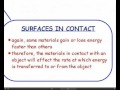Energy Transfer and Adaptations