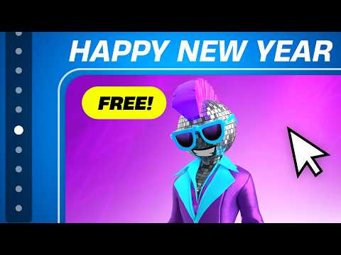 Fortnite’s *FREE* New Years SKIN NOW LIVE!