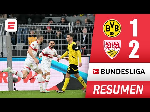 Borussia Dortmund cayó 2-1 ante VfB Stuttgart, que sigue peleando por puestos europeos | Bundesliga