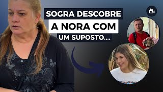 Sogra descobre a nora com o suposto amante.