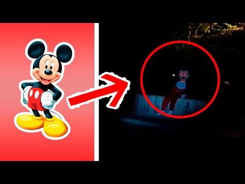 5 Mickey Mouse EVIL Captados en y Vistos en la Vida Real