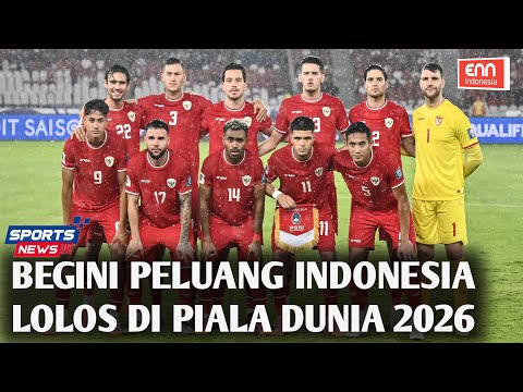 PELUANG INDONESIA LOLOS PIALA DUNIA 2026 TERBUKA LEBAR JIKA....