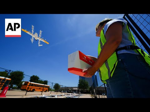 YouTube video thumbnail: Drone Delivery Is Heading to More US Neighborhoods