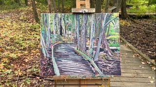Painting ‘Leaves Falling,’ the Artist Journal