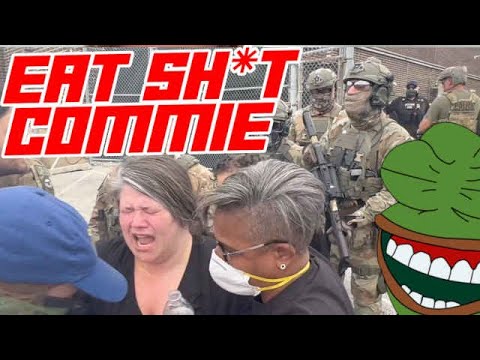 Law Enforcement Beats Up, Maces, Then Arrests Antifa Goofball