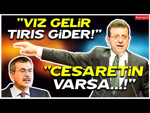 İmamoğlu’ndan Yusuf Tekin’e hodri meydan! “Senin yazın vız gelir, tırıs gider! Cesaretin varsa...!"