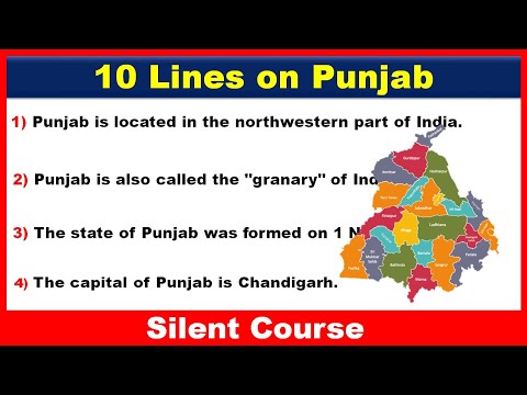 10 Lines on Punjab In English | Punjab Culture | Punjab Language | Punjab 10 Lines In English