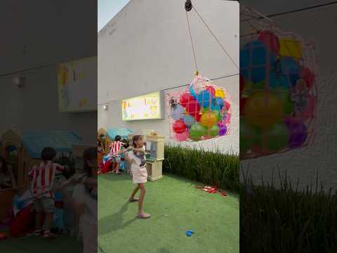 Piñata de pelotas 🏀 #fiestaprivada #familyvlog #family #cumpleaños