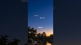 This Beautiful Moon & Saturn Pairing Is Coming! #shorts