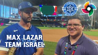 Team Israel and Philadelphia Phillies Pitcher Max Lazar