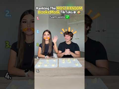 Ranking The MOST RANDOM Brooke Monk TikToks 🎲 🤪 #BrookeMonk #funny #fyp