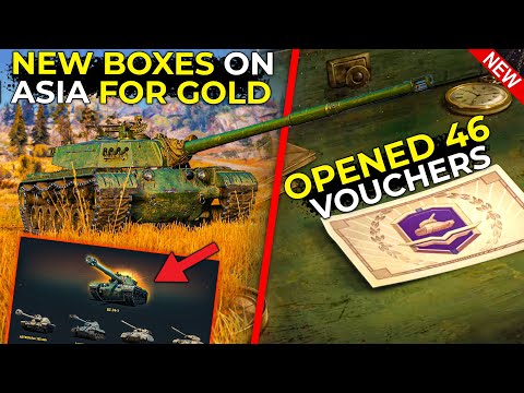 BOXES for GOLD in Asia | Opening Vouchers Worth? | 1.29 | World of Tanks News