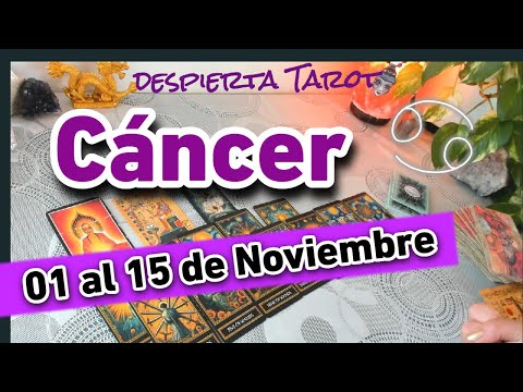 CANCER ♋ Renovación, buenas sociedades $$. #tarot #horoscopo 01 al 15 de Noviembre