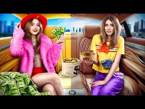 ¡Chica Pobre en una Familia Millonaria! Padre Rico vs Madre Pobre