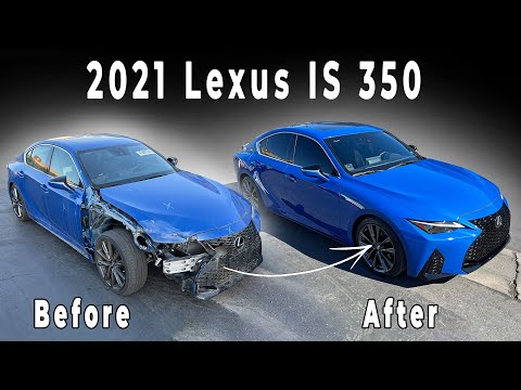 I BOUGHT A WRECKED 2021 LEXUS IS350 FROM COPART