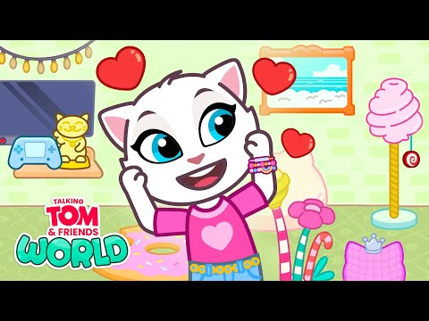 Angela's Apartment Makeover! 🛋️✨ Talking Tom & Friends: World Gameplay