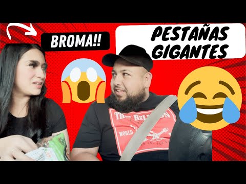 USO LAS PESTAÑAS MAS LARGAS PARA VER LA REACCION DE MI ESPOSO!! || VLOGMAS DIA 3 🎄🎅🏼